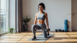lower body home workout for women legs abs glutes