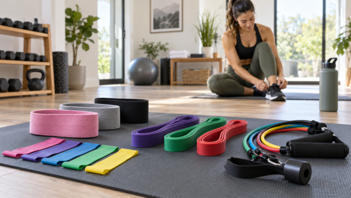 Best resistance bands for women including mini loops fabric bands long loops and tube bands for home workouts